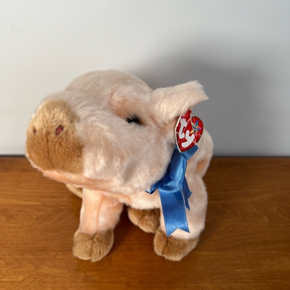 Ty Beanie Buddies Collection “Knuckles” Pig Plush 2002 Collectible Vintage Y2K